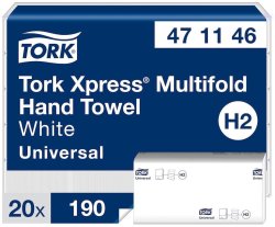 Pappershandduk Tork Xpress Universal H2. Kart 3800 st